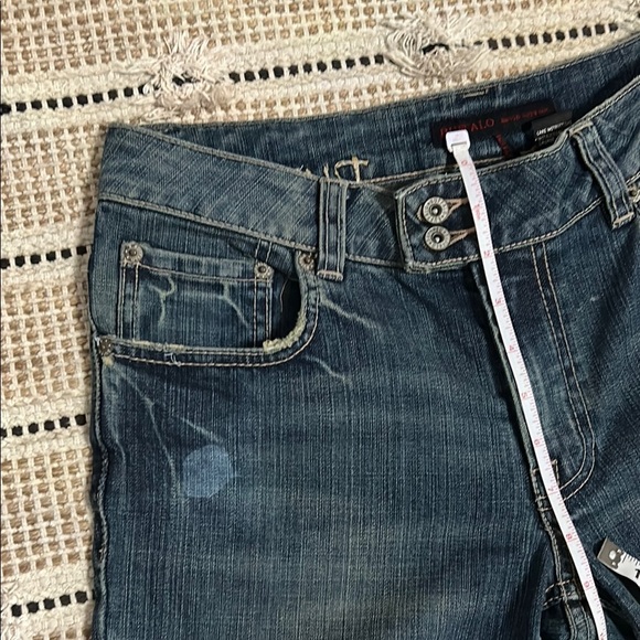 Buffalo David Bitton Blue Flare Wide Leg Denim - Picture 6 of 8